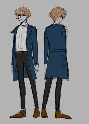 James (was originally a major side character in the slice of life comics, would like to majorly redesign or rework him due to conflicts with his inspiration. Or remove him entirely)
